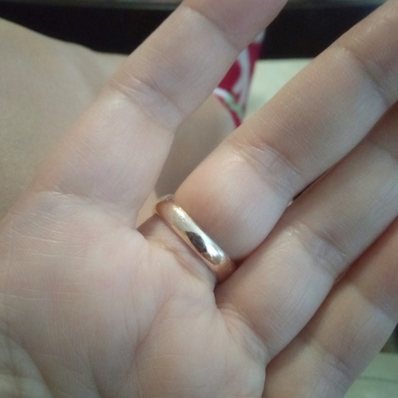 14K JADE / DIAMOND RING - Picture 3 of 8